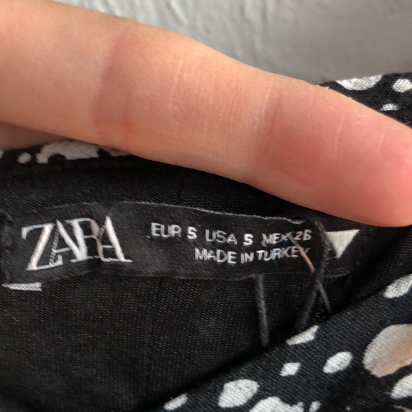 NEW Zara ✨Floral Puffed Sleeve Ruched Mini Dress - Picture 4 of 12